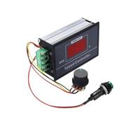 FackLOxc Controlador Velocidad del Motor Pantalla Digital Ajustable Desde DC6V A DC60V con Potenciómetro Y Interruptores Arranque/Parada