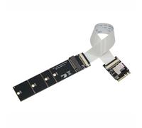 FackLOxc Convertidor de Tarjeta de Red to NVMe, Adaptador de expansión WiFi a Key-M, Almacenamiento de Transferencia de Datos Mejorado, Multifuncional