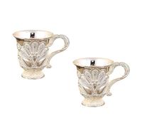 FackLOxc de cálices retro, copas de vino de metal en relieve, estilos medievales europeos, copas para beber para fiestas, bodas, decoraciones para hogar, de cálices retro