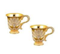FackLOxc de cálices retro, copas de vino de metal en relieve, estilos medievales europeos, copas para beber para fiestas, bodas, decoraciones para hogar, de cálices retro