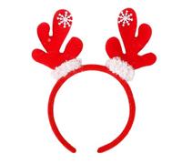 FackLOxc Diadema festiva de cuerno de Navidad con lentejuelas coloridas para Halloween, accesorios de cosplay