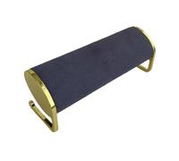 FackLOxc Elegante soporte de reloj de felpa portátil para relojes y pulseras, organizadores de exhibición larga