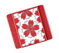 FackLOxc Flor Elegante Cubiertas Polvo Zapatillas para Cámaras DSLR Durabilidad Cámaras Construcción Aleación Aluminio Accesorios Tapas Polvo Diseño Flores