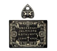 FackLOxc Gran Tablero Espíritus Madera Tablero Conversación con Pendores Planchette Dowsing Divination Tablero Mensajes Brujas Brujería Tablero Conversación con Planchette Reuniones del