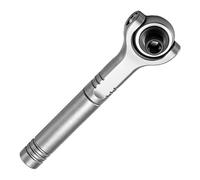 FackLOxc Herramienta de destornillador de trinquete en miniatura, de trinquete de accionamiento de 1/4 de pulgada, magnético ergonómico para reparaciones precisas, juego de llaves de trinquete