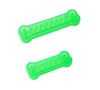 FackLOxc Juguete Interactivo con Forma de Hueso para Que los Perros se Limpien los Dientes y se entretengan usando refrigerios Dentro del Juguete para Perros Que esconde refrigerios