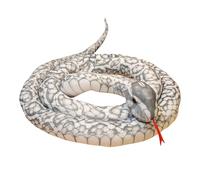 FackLOxc Juguete Peluche Serpientes Realista 100 Cm para Decoraciones Caseras Y Fines Educativos Broma Novedosa Lujosa Muñeca Serpiente Serpiente Peluche Juguete