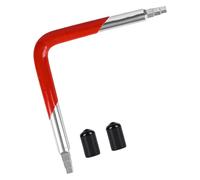 FackLOxc Llave de asiento para grifo Hexagonal y cuadrada de doble cabeza que ahorra espacio, Ideal para reparaciones en hogar y áreas de trabajo estrechas, herramienta de uso rápido