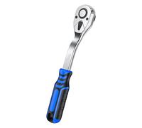 FackLOxc Llave de trinquete recubierta de antideslizante con función de liberación rápida Equipo de reparación para fijación eficiente de pernos Juego de equipos manuales para manualidades