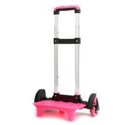 FackLOxc Mochila Carro Con Telescópico 6 Ruedas Cartero Manual Equipaje Rolling Carro Plegable Para Carro Carro Plegable Para Bolsas Escuela Mochila Carro Plegable Carro Plegable Con