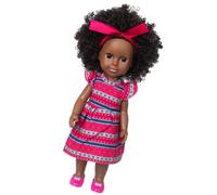 FackLOxc Muñecas nutritivas, Juguete, vinilos Suaves, Juego de crianza para niñas africanas, Vida Reborns Que Parece Real Africana con Ropa