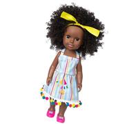 FackLOxc Muñecas nutritivas, Juguete, vinilos Suaves, Juego de crianza para niñas africanas, Vida Reborns Que Parece Real Africana con Ropa