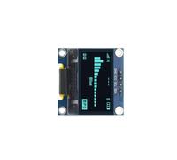 FackLOxc Pantallas Pantalla Amarilla/Blanca 0.96 Pulgadas Luminalmente Ideal para Integración del Microcontrolador