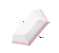 FackLOxc Paraguas plegable con 5 varillas y 3 colores clásicos, sombrilla fácil de transportar para uso diario y actividades aire, sombrilla para lluvia y