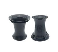 FackLOxc Puerto de Altavoz subwoofer bajo para Tubo invertido Reflejo 99 mm x 82 mm Negro Tubo de Puerto de Altavoz Juego de 2 Piezas