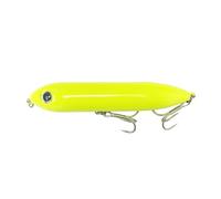 FackLOxc Señuelos de lápiz flotantes Topwater con Anzuelo Triple, atractor de Pesca de Agua Salada de Resistencia para cebos de Pesca de Resistencia a la tracción de Lanzamiento Largo