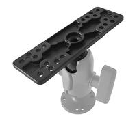 FackLOxc Soporte de Aluminio para buscadores de Peces para Barcos, con Cabezal de Bola de 38mm para electrónica de Pesca, Soporte para buscadores de Peces