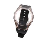 FACLE Correa de reloj de resina modificada adecuada para Casio G-shock GA-2100 GA-2110 para deportes al aire libre impermeable (negro)