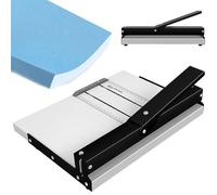 FAcoLL Máquina plegadora de Papel A3, máquina plegadora Manual con Regla de posicionamiento y Bloque Ajustable, Herramienta de Oficina Resistente para marcar y Plegar con precisión
