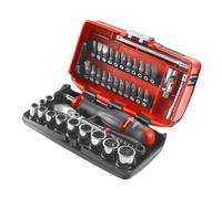 Facom 0.6cm Disco Métrico Nano Enchufe Juego 38 Piezas Estándar Largo FCMRLNANO1