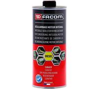 FACOM Limpiador completo para motores Diésel, Desincrustante inyectores, turbo, valvula EGR, CURATIVO, 1L