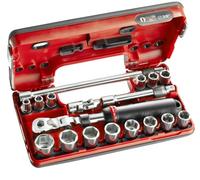 FACOM 3/8" Surtido, Métrico Detección De Box - 6-Kant JXL.DBOX1