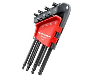 Facom 89S.JP8A - 8 Llaves Macho ACODADAS TORX EN Estuche