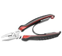FACOM Alicate Universal 180mm, Alto Rendimiento de Corte, Tomas Planas y Ovaladas, Geometría que Reduce Esfuerzo, Aleación de Acero al Carbono, Fundas Ergonómicas, 187A.18CPEPB