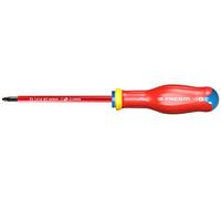 Facom ATD3X150VE PROTWIST® - Destornillador (acero inoxidable, aislado, 1000 voltios para tornillos Phillips POZIDRIV® - Hoja redonda enfundada