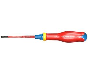 FACOM ATDB1X100TVE PROTWIST BORNEO SLIM aislado 1000V para tornillos Phillips POZIDRIV
