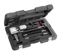 FACOM Compresímetro para Motor de Gasolina, Intervalo de Medición 3-18 Bares, Botón de Arranque Integrado, Incluye Flexibles, Falsas Bujías, Fichas de Registro y Cable de Arranque, 912