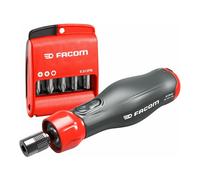 FACOM Destornillador asistido 4 V E-PROTWIST con puntas PH-PZ-6 Pans Hex - Juego de 12 piezas - ATPA4V.J12IPB