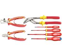 FACOM - Juego de 3 pinzas y 4 destornilladores aislantes de 1000 V - VE.A2PB