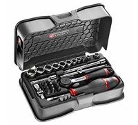 Facom - Juego de enchufes FACOM - 1/4 - hexagonal - 31 piezas - R.161-5P6