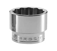 FACOM - Llave de vaso de 1/2 pulgada y 12 caras, rojo y negro, 32 mm - S.32PB