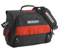FACOM Maletín para Ordenador Portátil 15'', Bolsa Textil 2 en 1 con 14 Bolsillos, Correas para Herramientas, Acceso Rápido, Tejido Resistente 1200D, Carga Máx. 7kg, BS.TLBPB