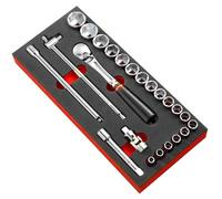 FACOM Módulo Con Llave De Cambio Y Llaves De 1/2" En Espuma, MODM.SL1