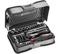 Facom R.161-5P12 - JUEGO VASO 1/4' 12P MM R.161B 31PC