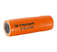 Facom S.12LAVSE - Vaso 1/2 Largo Aislado 1000V 12 Mm Serie Vse