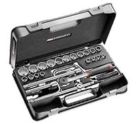 Facom S.161-3P12U - JUEGO VASOS 1/2' 12C IN S.161B 25PC