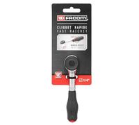 Trinquete FACOM 1/4" rápido con mango rotativo - R.360