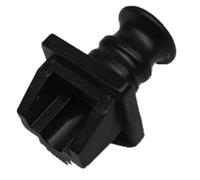 Faconet® 50 x RJ45 Protección contra el polvo Fundas para Switch Patch Panel Router LAN Hembra Conector Negro RJ 45 Socket protecter Snap-in and Dustcover