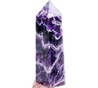 FACSER Cristal Natural en Bruto Amatista en Bruto, Amatista Natural, Cuarzo, obelisco, Varita de Cristal, Torre de Gemas, 420g/900g/1200kg (Size : 400-450g)