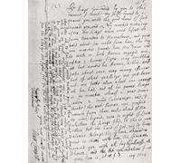 Facsímil de una carta de Olvier Cromwell al presidente Lenthall informando de la victoria de Naseby. Fechado 14 de junio de 1645 el día de la batalla. De Gran Bretaña y sus vecinos 1485 - 1688