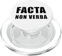 Facta Non Verba - Las acciones Hablan más Que Las Palabras PopSockets PopGrip para MagSafe