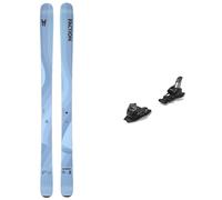 Faction - Packs (esquí + fijaciones) - Pack Dancer 2 Blue 2025 de Titanio - Azul Azul 155 cm.177 cm