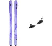 Faction - Packs (esquí + fijaciones) - Pack Dancer 2 Purple 2026 de Titanio - Púrpura Púrpura 155 cm.163 cm.182 cm