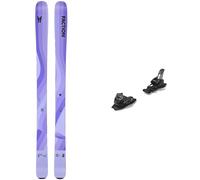 Faction - Packs (esquí + fijaciones) - Pack Dancer 2 Purple 2026 de Titanio - Púrpura Púrpura 155 cm