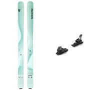 Faction - Packs (esquí + fijaciones) - Pack Dancer 3 Turquoise 2025 de Titanio - Azul Azul 164 cm.172 cm.183 cm.188 cm