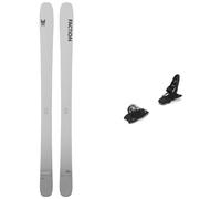 Faction - Packs (esquí + fijaciones) - Pack Dancer 99 Ti 2027 de Titanio - Gris Gris 164 cm.177 cm